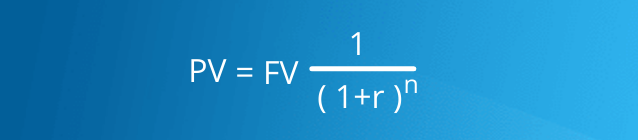 formula for the present value